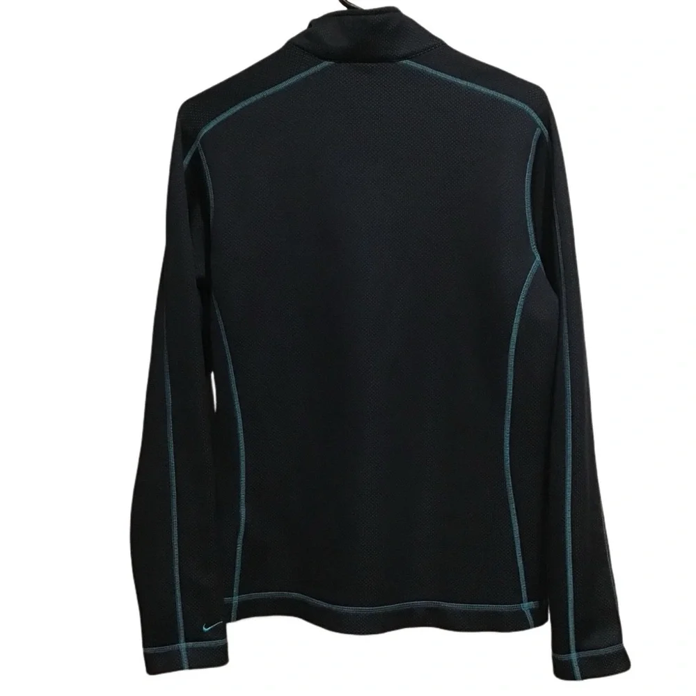 Nike Golf FITDRY Women’s Pullover Jacket Navy Blue Quarter Zip - Picture 2 of 11